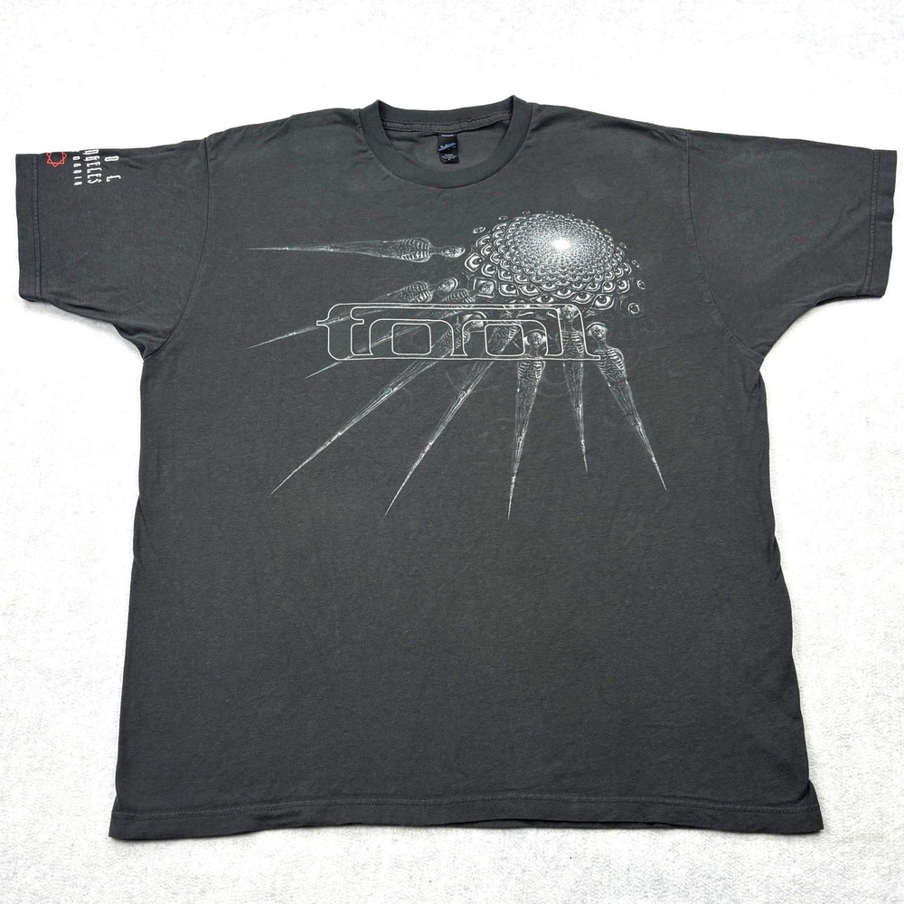 Tool Band Tour Shirt Mens XL Black 2017 Concert Alex Grey Heptagram Graphic Tee